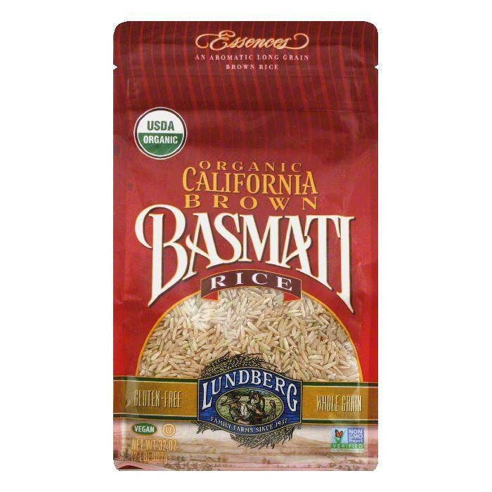 KeHE Distributors, LLC - Wholesale Nuts - Lundberg Gluten Free Rice Organic California Basmati Brown, 32 OZ (Pack of 6)