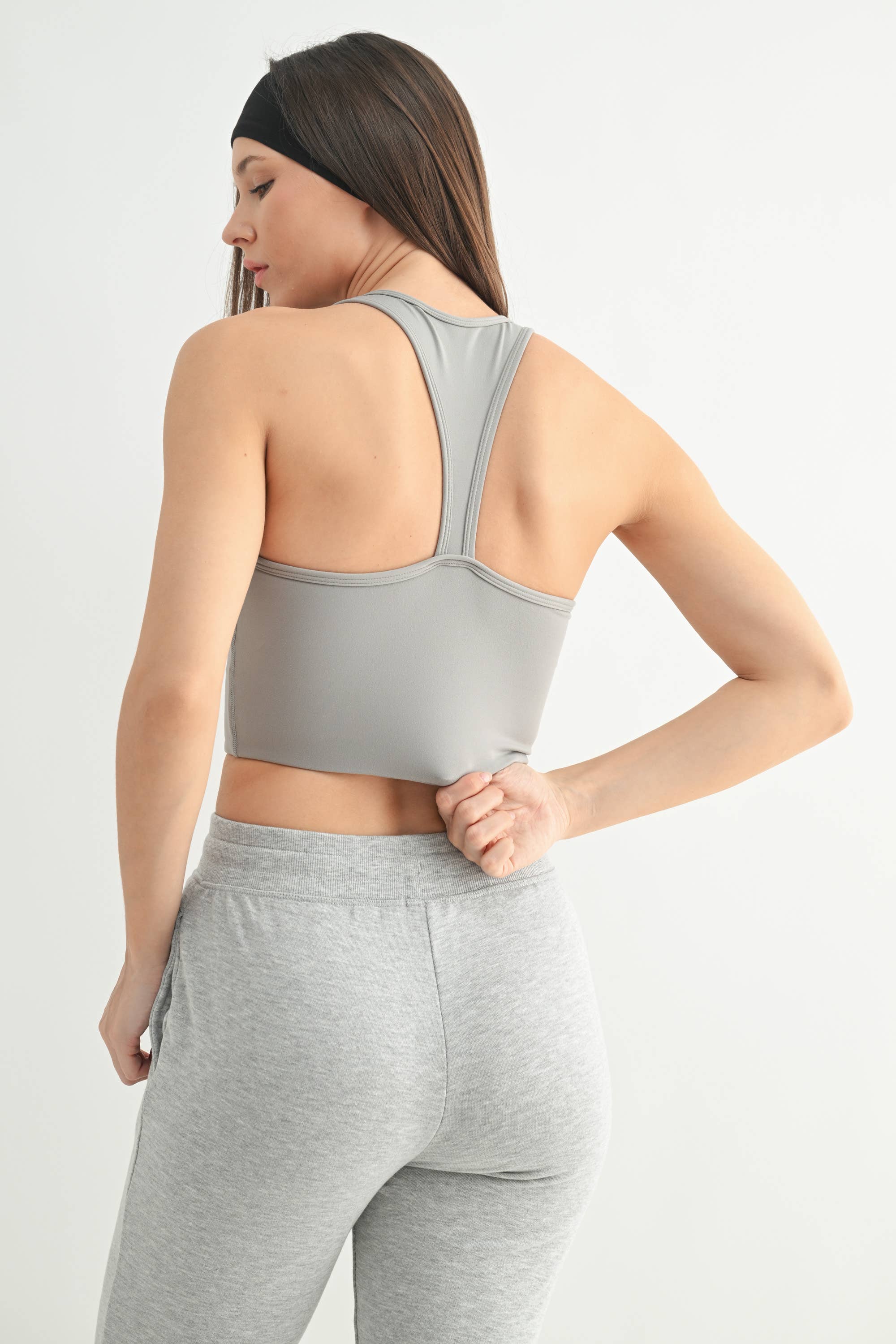 Mono B - Vendita all'ingrosso Maglia sportiva - Donna - VERDE - Canotta corta aderente Extreme Racer10