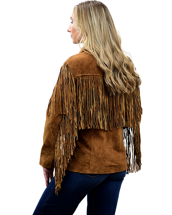 Liberty Wear Apparel - Wholesale Jacket - Women's - 9926 Ladies’ Suede Fringe Jacket5