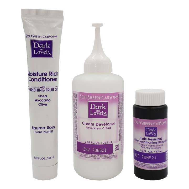 KT Supply - Wholesale Hair Dye - Dark And Lovely Fade Resist Hair Color, Chestnut Blonde, 380