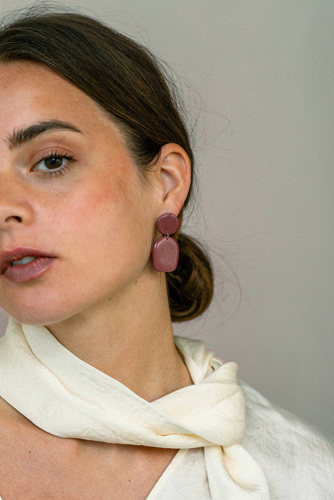 Van Schaaijk Studio - Vendita all'ingrosso Orecchini pendenti - Orecchini Nina - Malva1