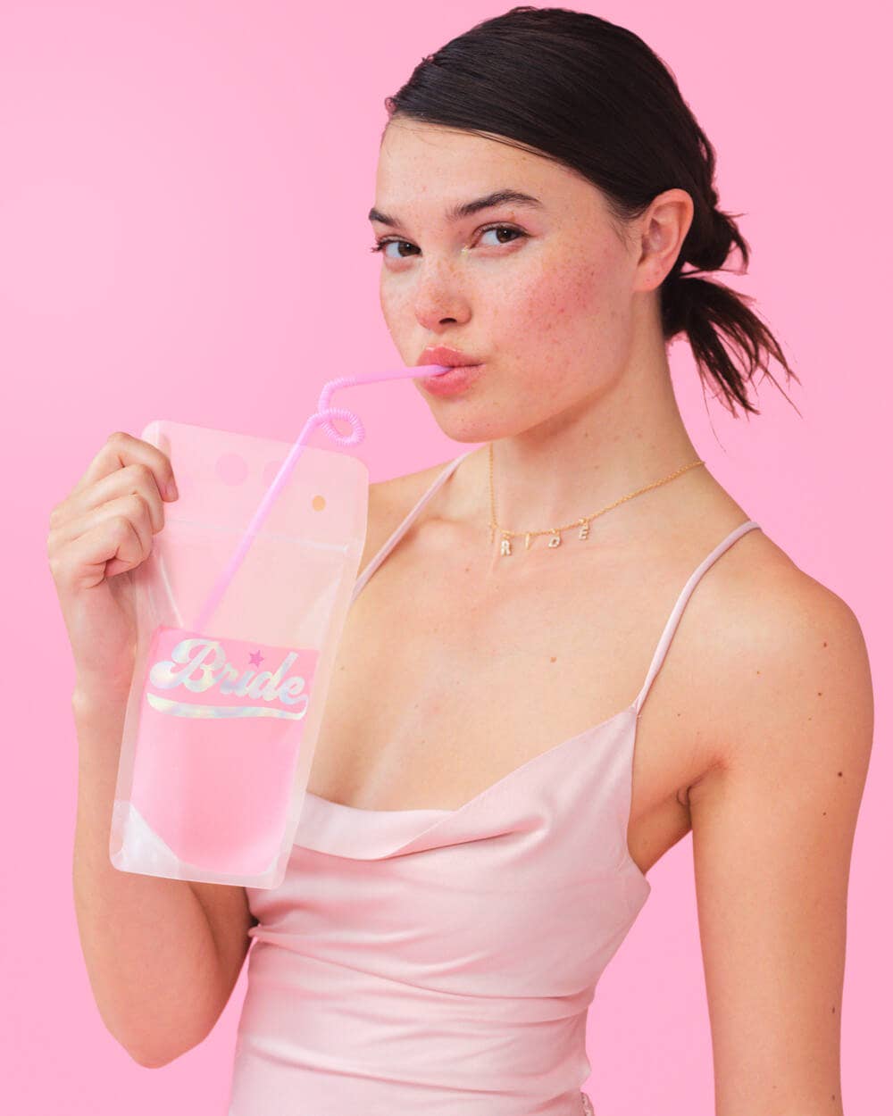 xo, Fetti - Wholesale Disposable Cup - Team Bride Drink Pouches, Bachelorette, Bridal Shower1