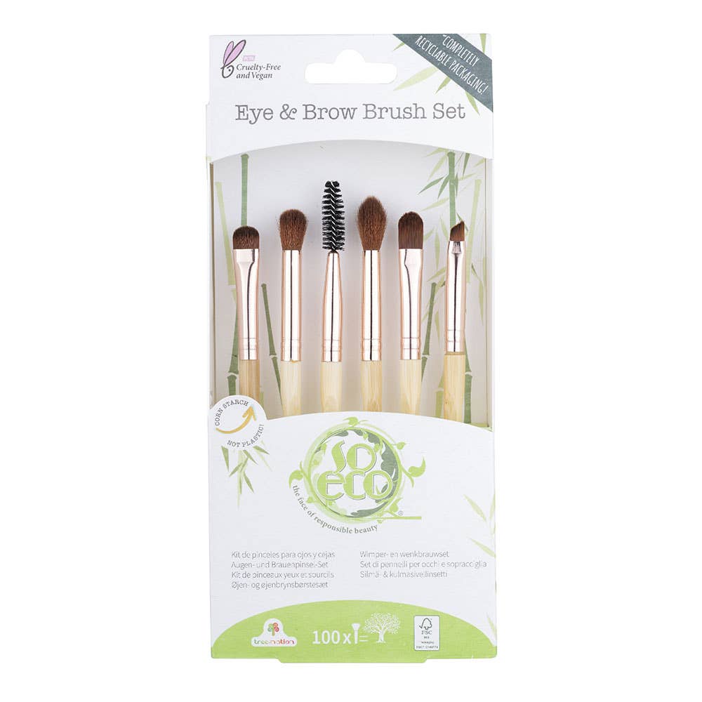 Soinvogue - Wholesale Make-upkwastenset - So Eco Eye make-up borstel set0