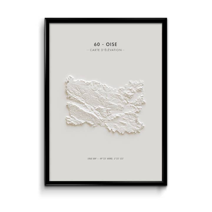 Carte d'élévation Oise pour la vente par Finke