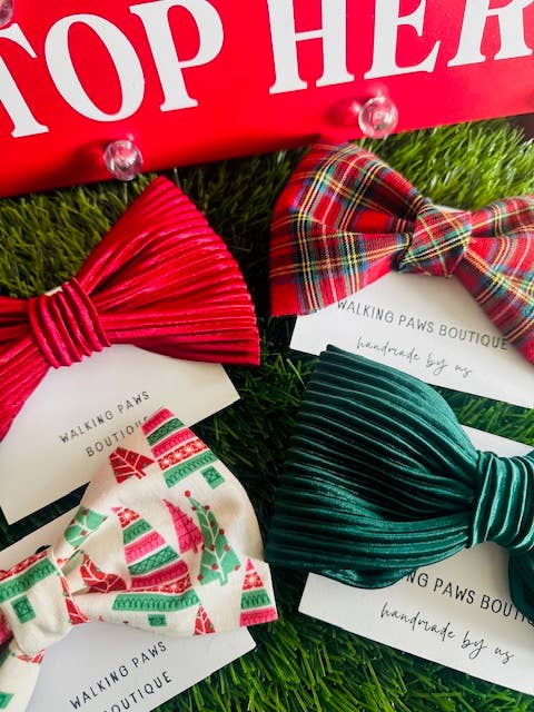 Walking Paws Boutique - Wholesale Pet Bow Tie - Dog - Assortment pet bowties, adjustable and removable, holiday 5
