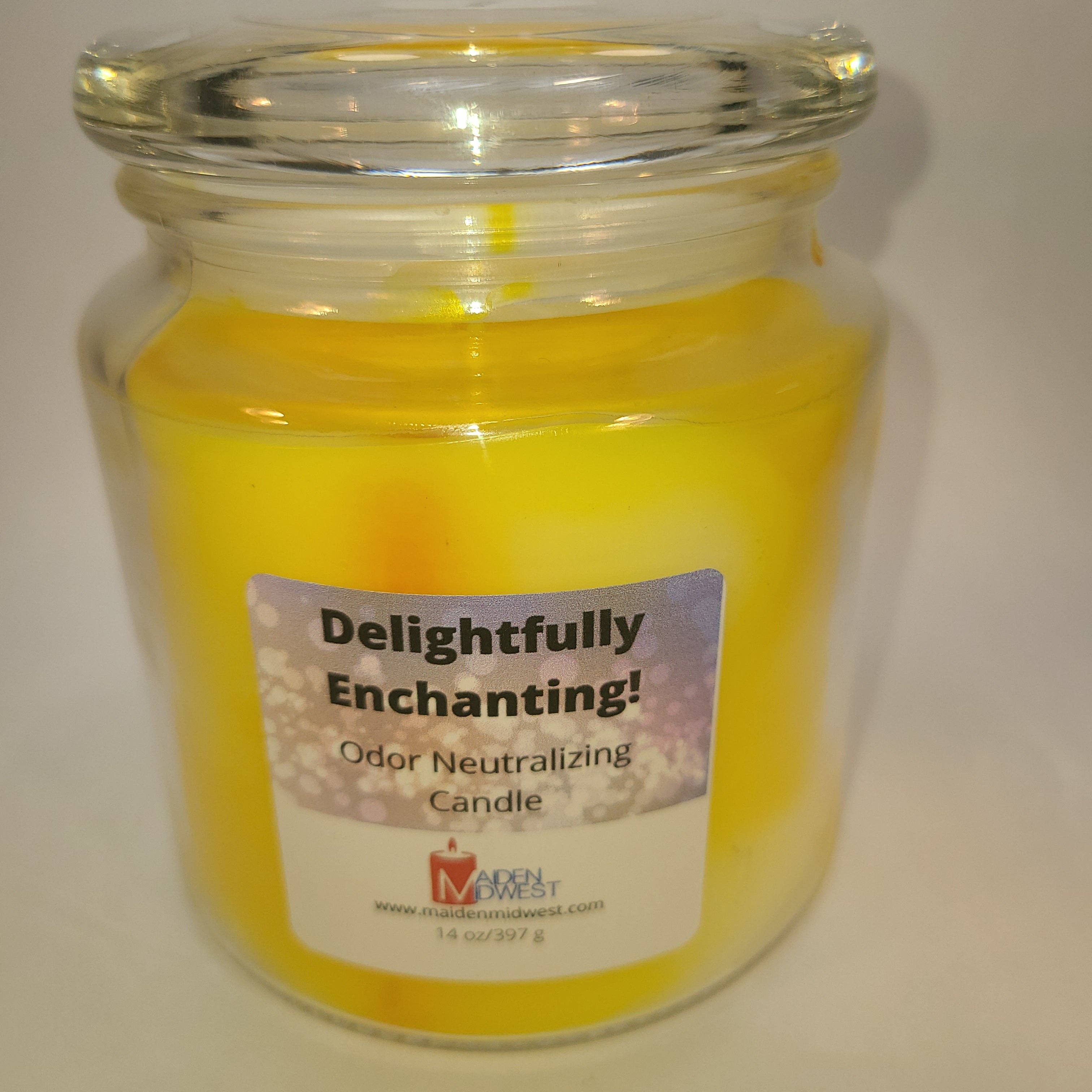 Maiden Midwest - Wholesale Jar/Filled Candle - Wild Cherry Odor Eliminating Candle (14 ounce)1