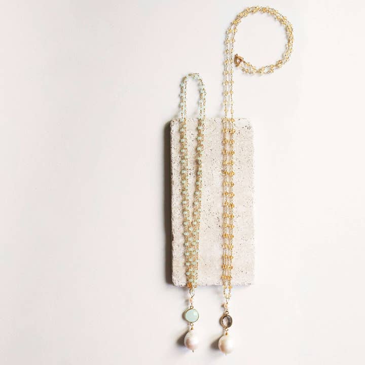 Baroque Pearl Convertible Necklaces for wholesale by Parken Jewelry
