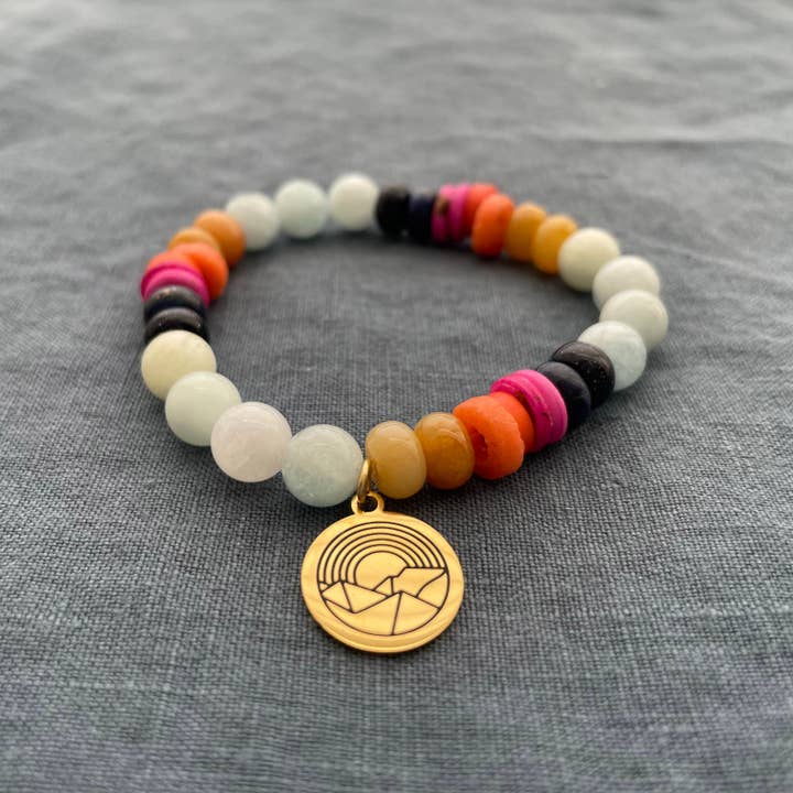 Batu Suci Handmade Jewelry & Aromatherapy - Wholesale Beaded Bracelet - Colorado Sunset Bracelet | Gemstone Bracelet