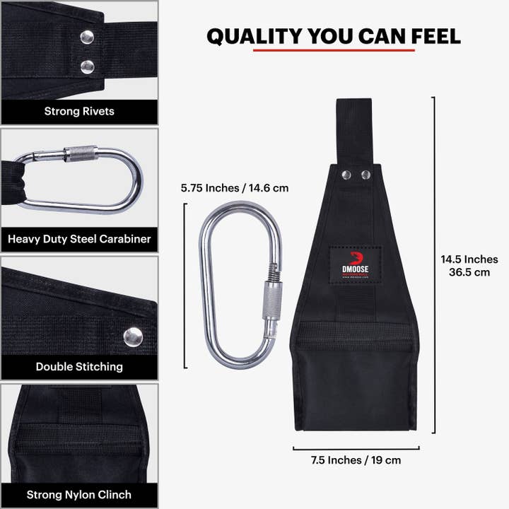 DMOOSE - Wholesale Fitness Equipment - Premium Hanging Ab Straps