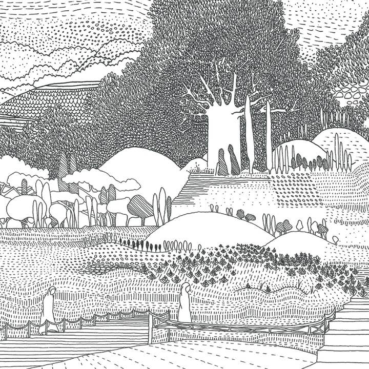 Cilé - Wholesale Wallpaper - Vézelay B panoramic wallpaper3