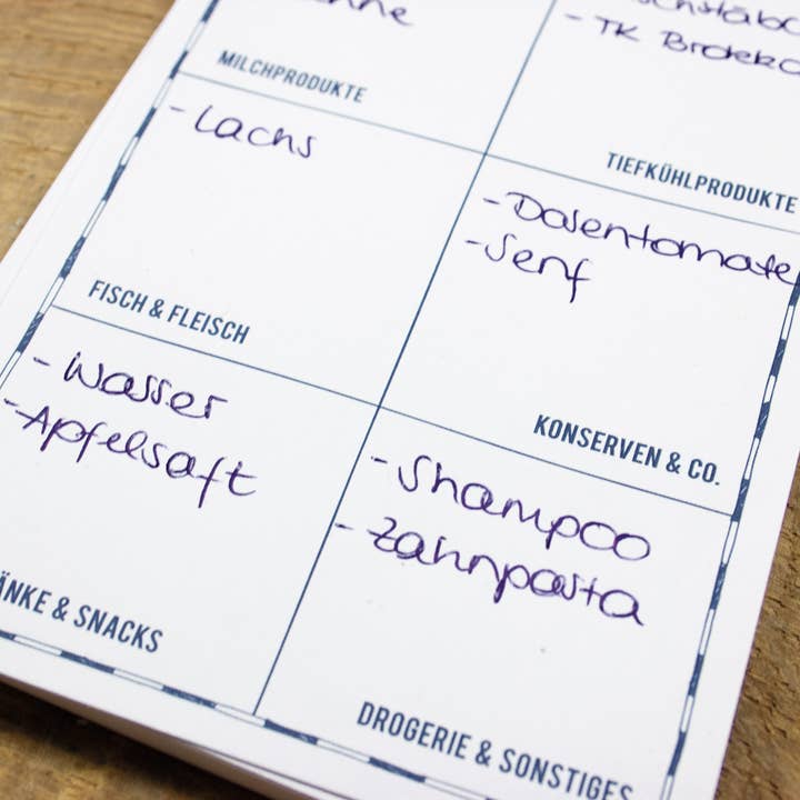 Bow & Hummingbird - Wholesale Notepad - Block Big Loot Shopping List made from Recycled Paper1