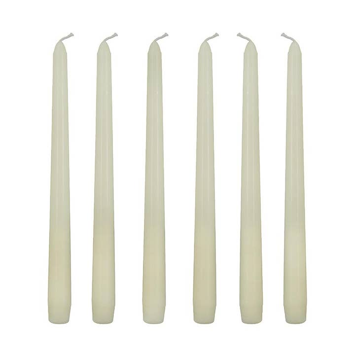 A&B Home Group Inc. - Vente Bougies/bougeoirs coniques - S/6 1x10" Bougie Cierge Élégante Non Parfumée en Cire de Soja0