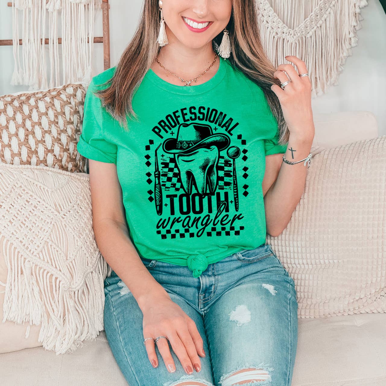 Trendy Transfers - Wholesale Sublimation Transfer - Professional Tooth Wrangler DTF Heat Transfer0