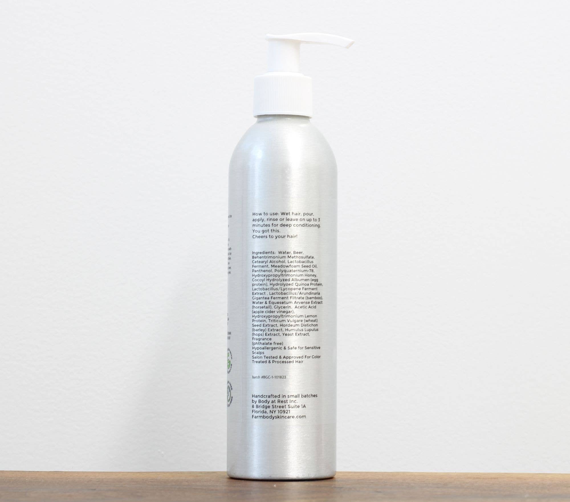 Farmbody Skin Care - Wholesale Hair Conditioner - Beer Garden Conditioner | Volume and Shine2