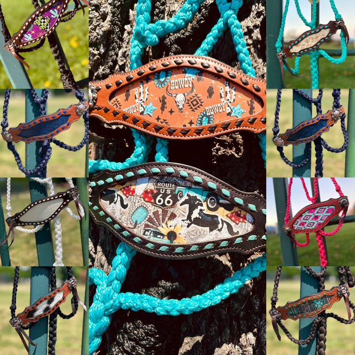 Schulz Equine - Wholesale Horseback Riding Gear - Braided Bronc Halter