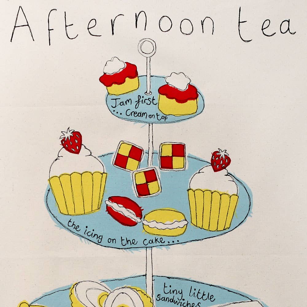 Poppy Treffry - Wholesale Tea Towel - tea time tea towel3