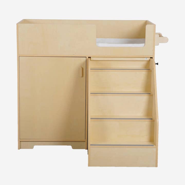 ZETY Portable Baby Changing Table Dresser with Stairs SGS Tested With CPC Certified for wholesale by TYZE