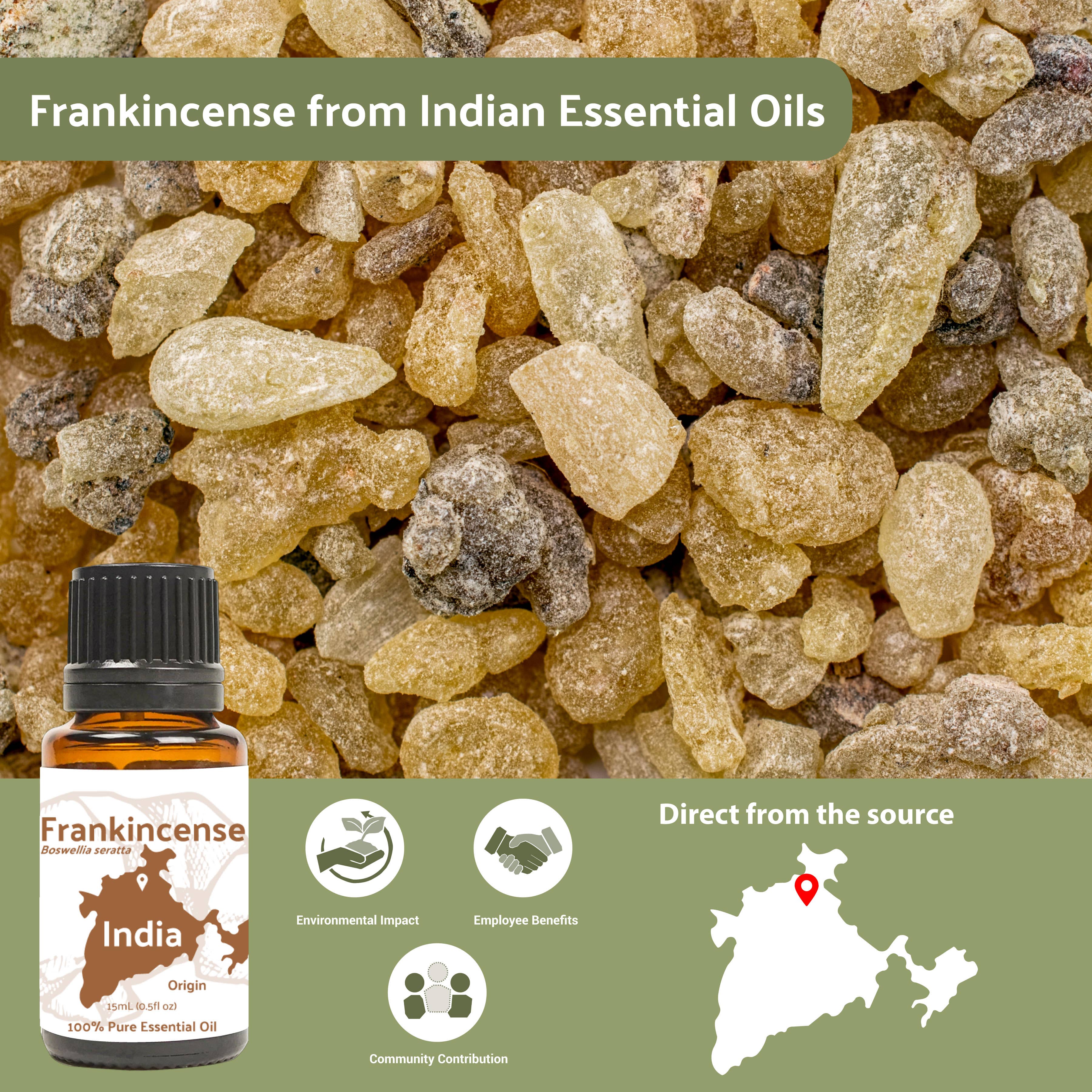 Nature Packaged - Vendita all'ingrosso Olio essenziale - Olio essenziale di incenso, puro al 100%, di provenienza diretta dall'azienda1