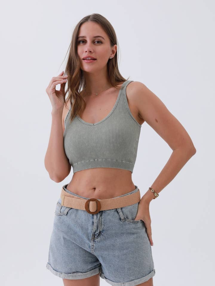 Boho Raffia Belt – Minimalist Round Buckle for wholesale by Leto Accessories