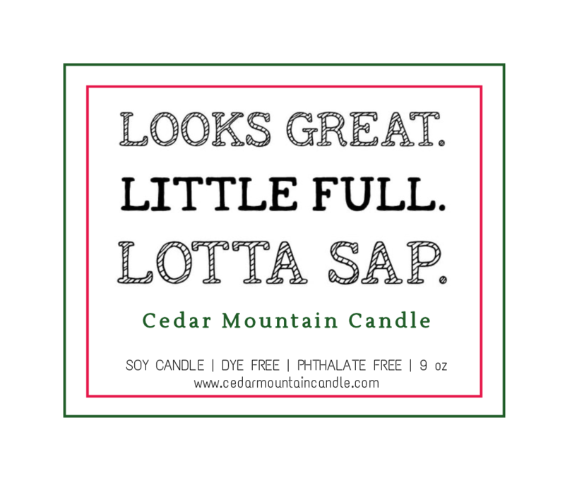 Cedar Mountain Candle – Engroshandel Glaslys – Juleferie inspireret stearinlys „ser godt ud, lidt fuld1