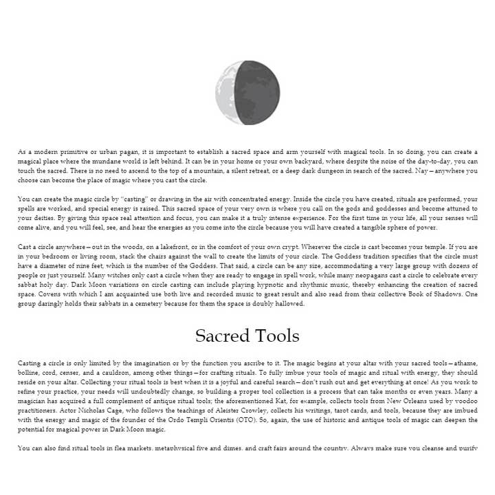 Microcosm Publishing & Distribution - Venta al por mayor Cuerpo, mente y espíritu - Magia de luna oscura: hechizos, encantos y rituales sobrenaturales4