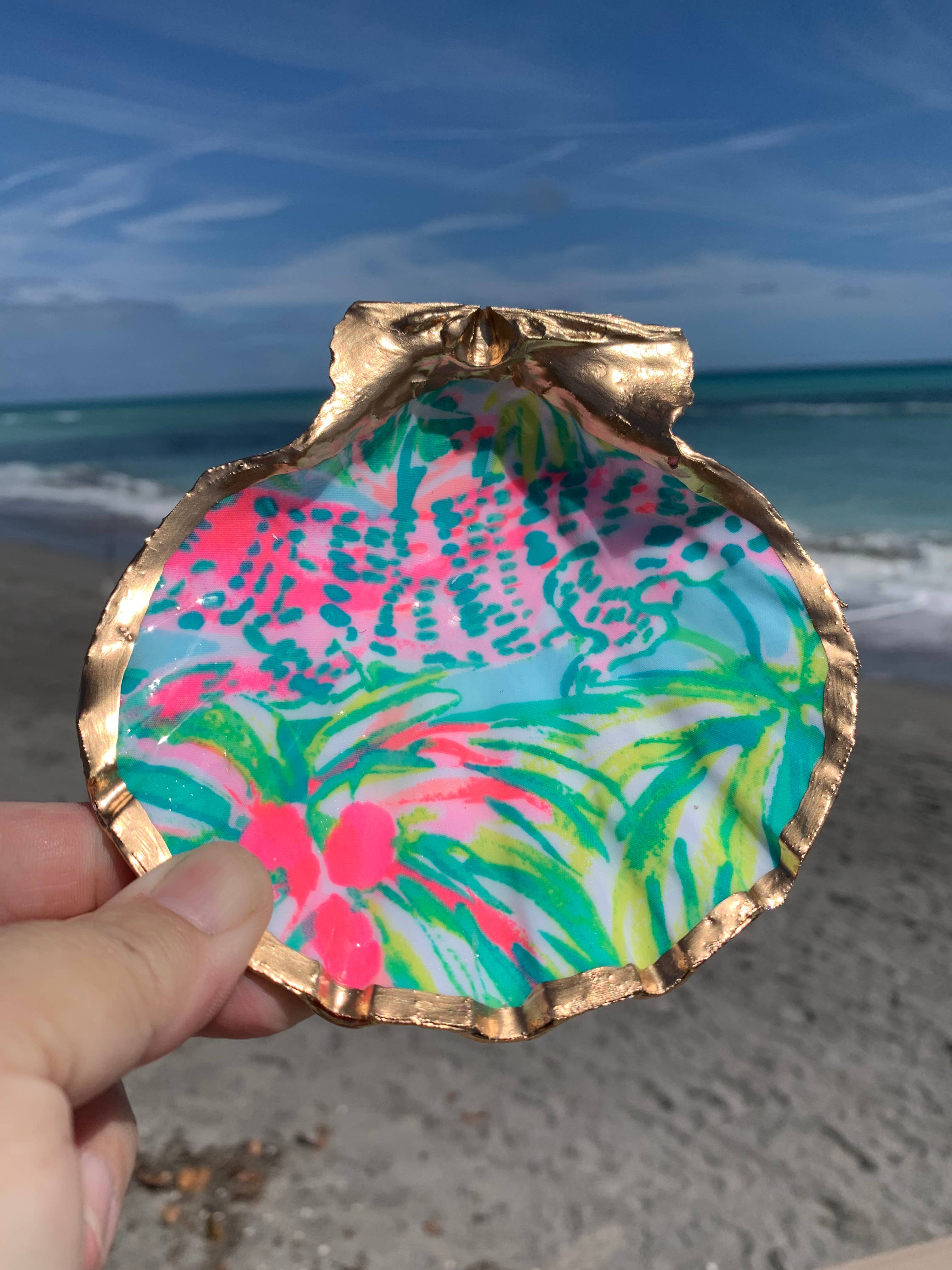 DogFish Design 13 - Wholesale Jewelry Dish - Palm Beach Trinket Shells0