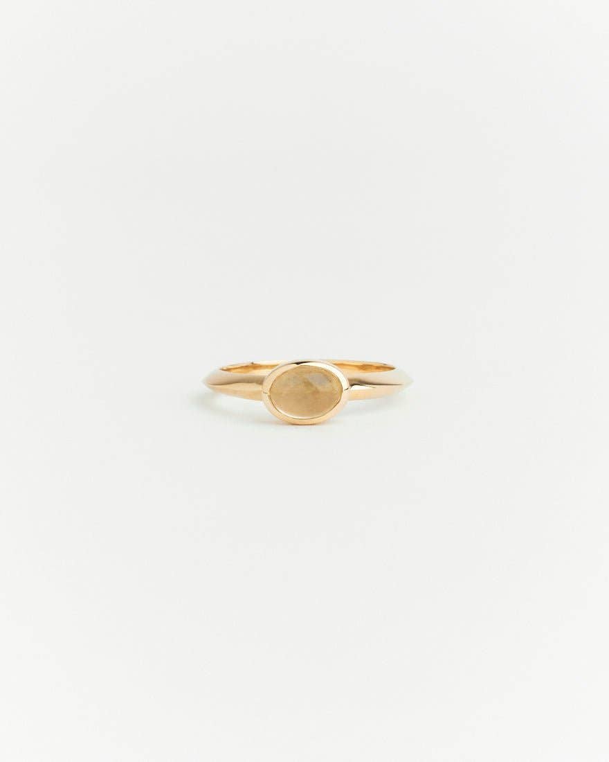 Sophie Blake - Venta al por mayor Anillo con gemas - Anillo Trinidad Cuarzo Limón6