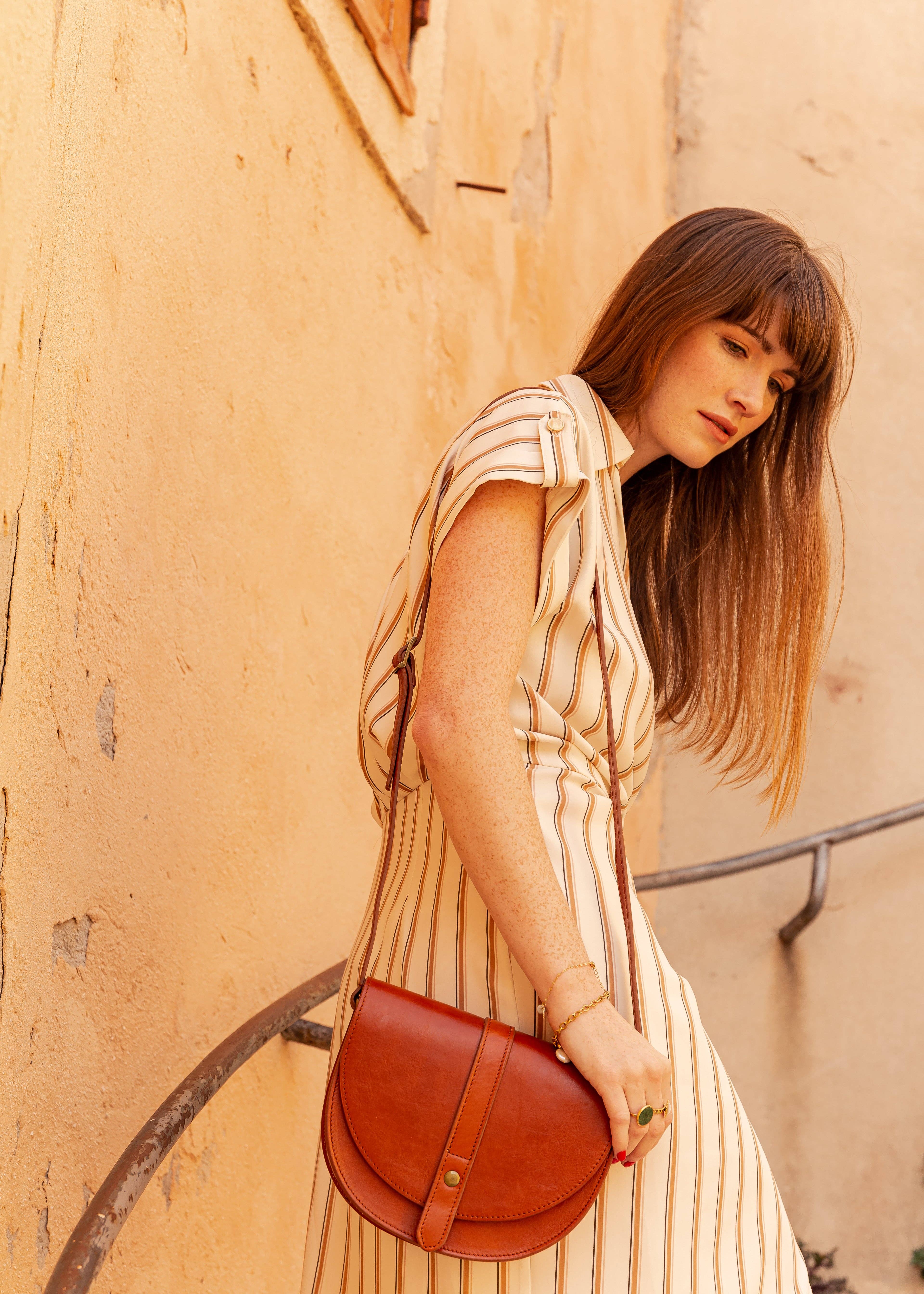 Voguette Paris - Wholesale Shoulder Bag - Women's - SIMON COGNAC bag0