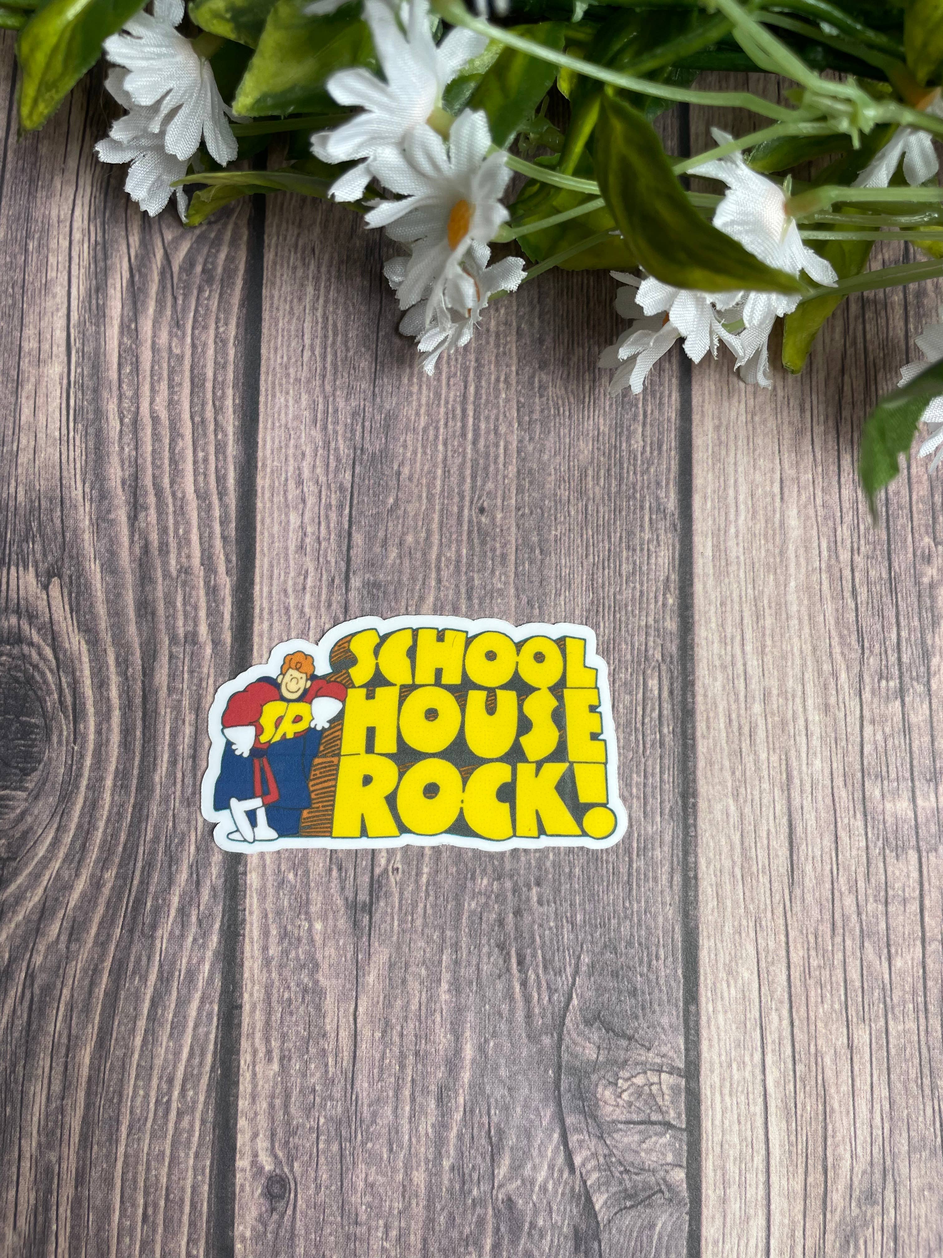 JG Sticker Shop - Vente Autocollant - Autocollant/aimant imperméable sur le thème de School House Rock