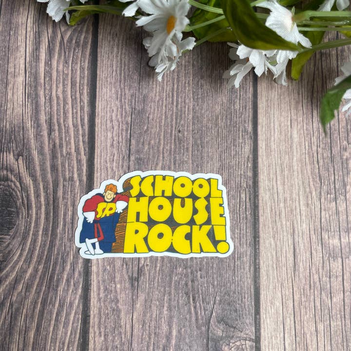 School House Rock-Themed Waterproof Sticker/Magnet for wholesale by JG Sticker Shop