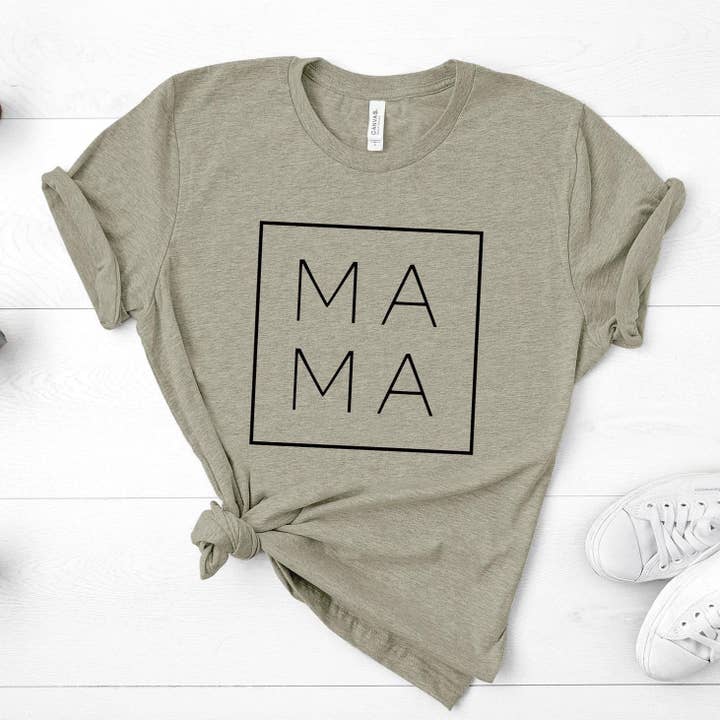 MAMA Square - Unisex-T-Shirt für den Großhandel von GirliesGalore