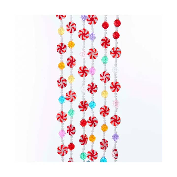 Kurt S. Adler, Inc. - Wholesale Bunting/Garland - 9'PLASTIC MULTI CANDY GARLAND