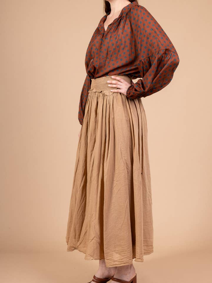 Long cotton voile skirt Art 5103 for wholesale by Nota bene