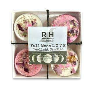 Raven’s Hearth - Wholesale Tea Light Candles - Full Moon Tea Light Candles | Meditation | Vegan