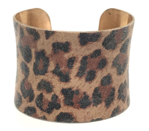 a.v. max - Wholesale Cuff Bracelet - Leather Wrapped Concave Cuff|SAMPLE SALE3
