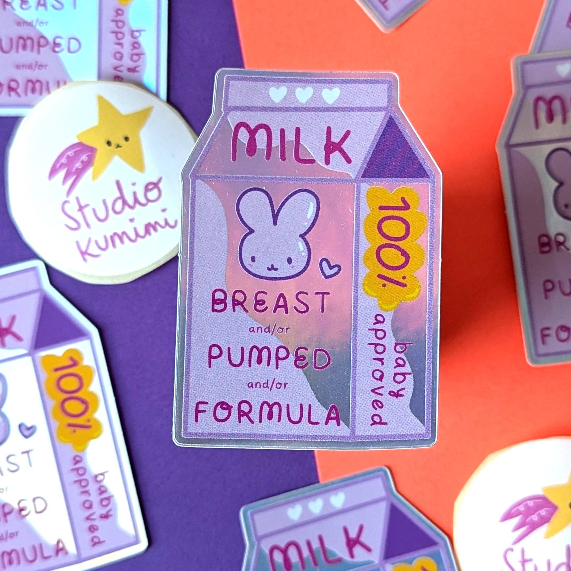Studio Kumimi – wholesale Klistermärke – Mjölk
