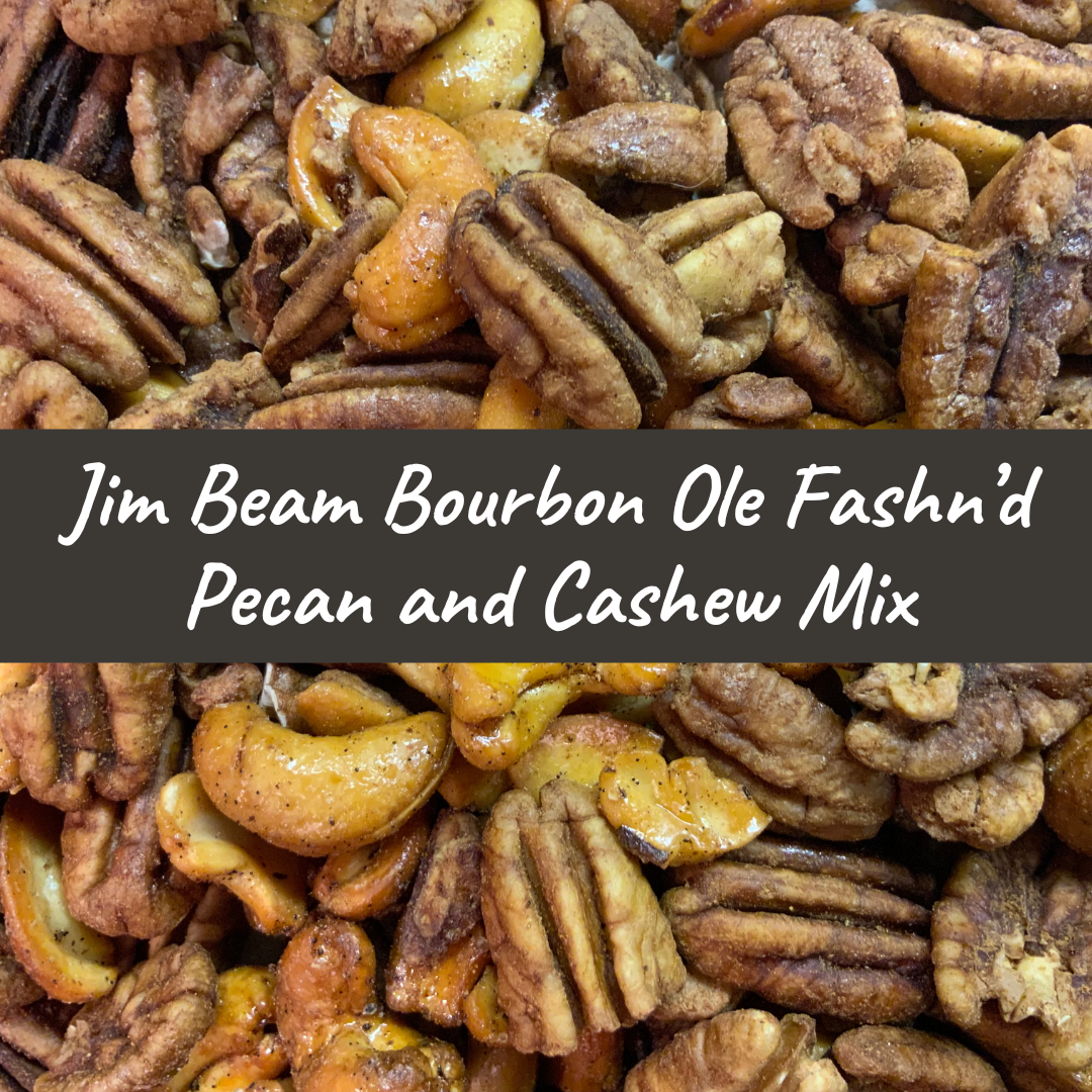 Captain Crazy’s Nuts and Fine Snacks - Wholesale Nuts - JIM BEAM BOURBON Ole Fashn'd Pecan Cashew Mix0