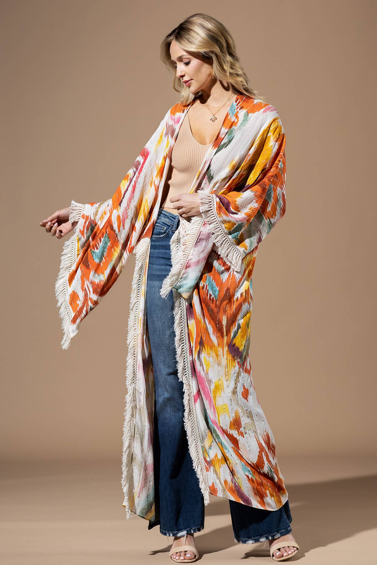 Malibu Sunset Kimono for wholesale on Faire6