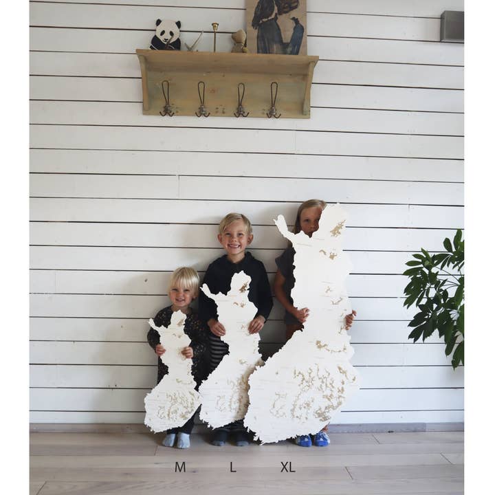 Papurino - Wholesale Map - Wooden Map of Finland with cities6
