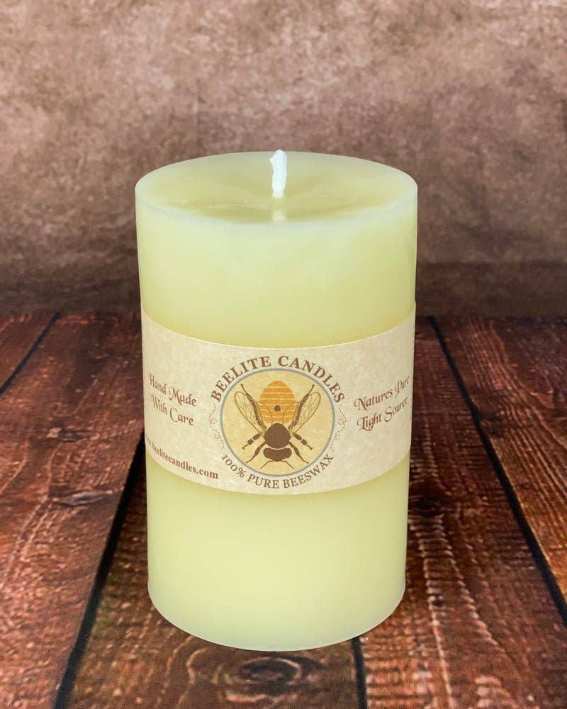Beelite Candles - Wholesale Pillar Candle - Smooth Beeswax Pillar Candles8