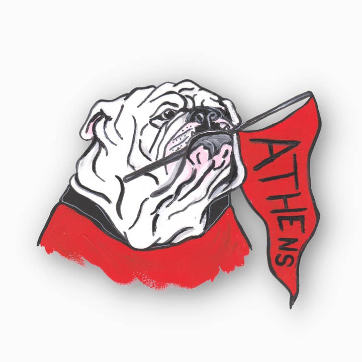 Athens Art & Frame - Wholesale Magnet - Athens UGA Mascot Magnet
