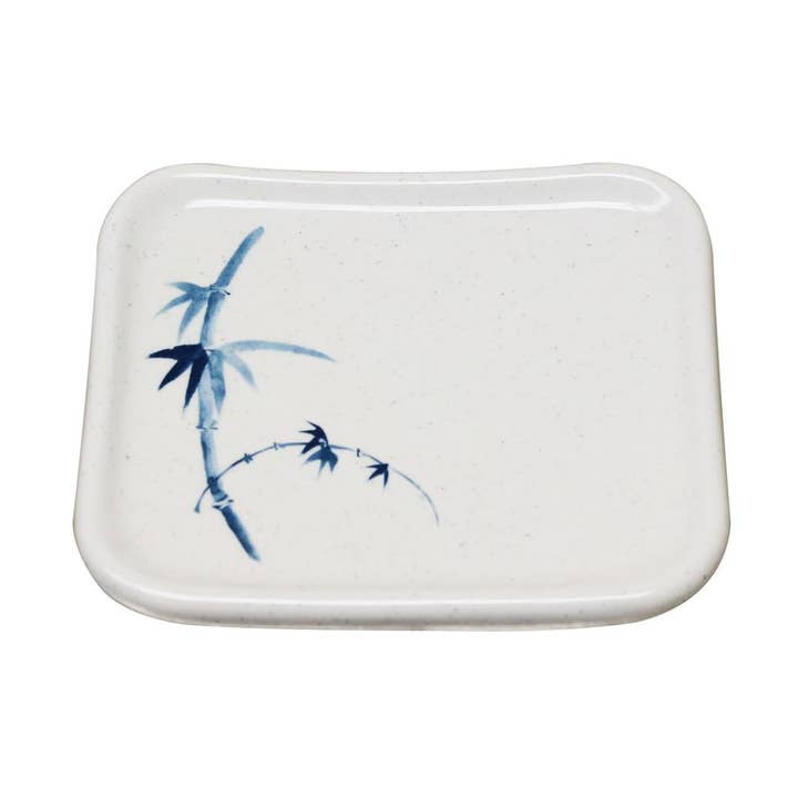 Blue Bamboo 5 1/2" X 4 3/4" Plate,Melamine, 12/PK for wholesale by KT Supply