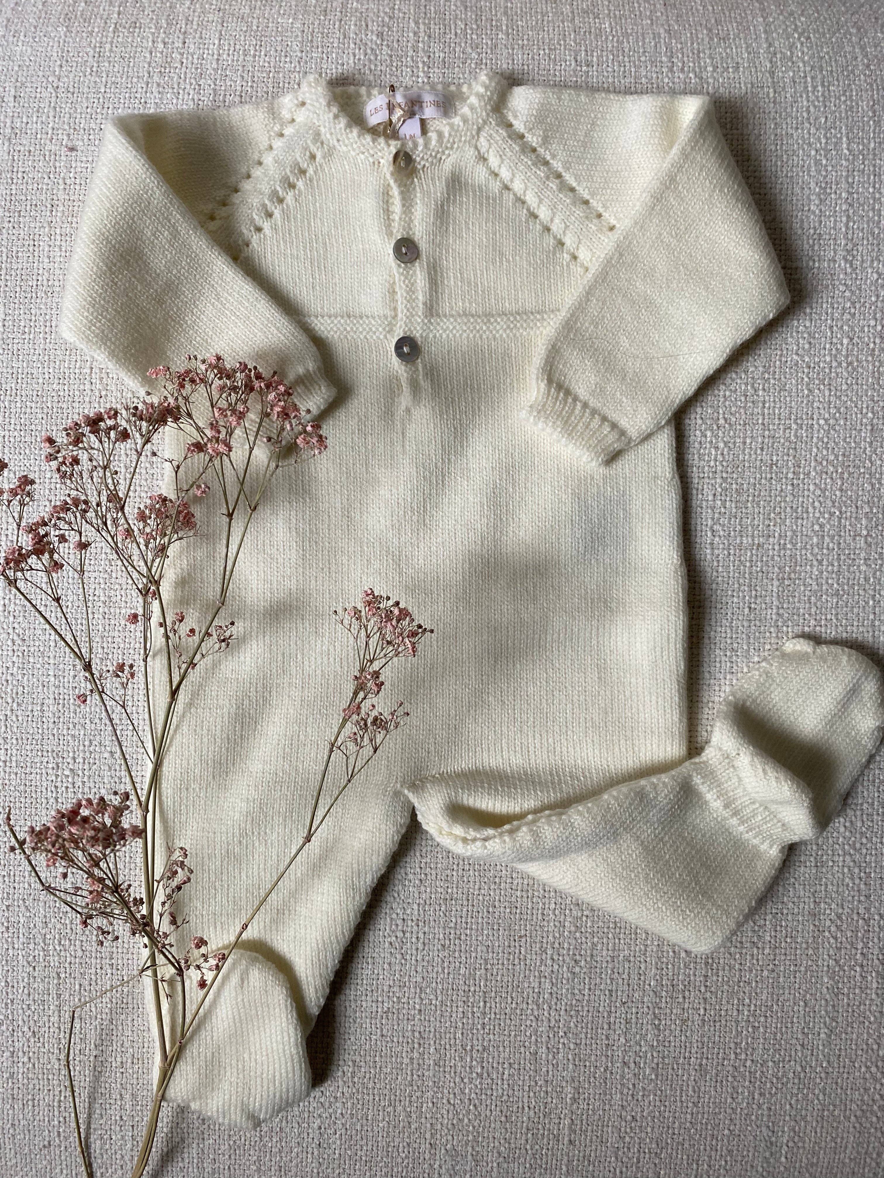 LES ENFANTINES - Wholesale Jumpsuit - Baby - White venison meringue combination3
