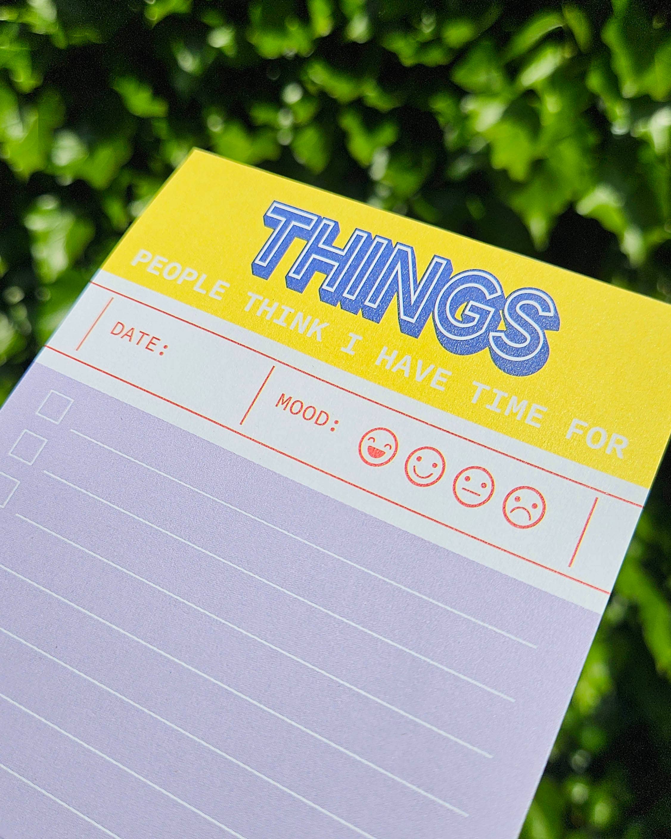 Studio Inktvis – Großhandel Notizblöcke – Notizblock „Dinge, wofür andere denken, ich hätte Zeit“ – To-Do-Liste4