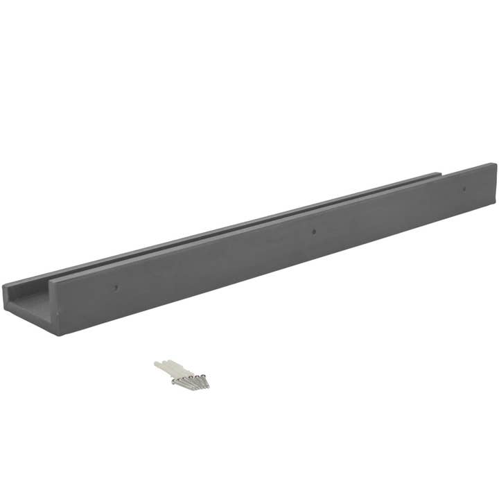 Rinkit Ltd ā wholesale Wall-mounted shelf ā 57cm Floating Picture Ledge Wall Shelf - Grey - By Harbour Housewares6