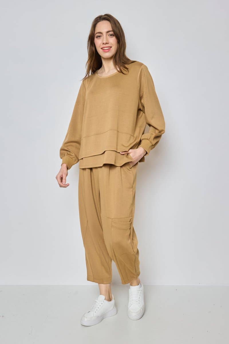 BELLA BLUE – Sweatshirt - Mulher por atacado – Blusa - B096