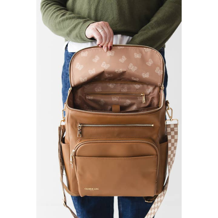 Charlie Lou Baby - Wholesale Diaper Bag - Baby - Vegan Leather Diaper Bag17