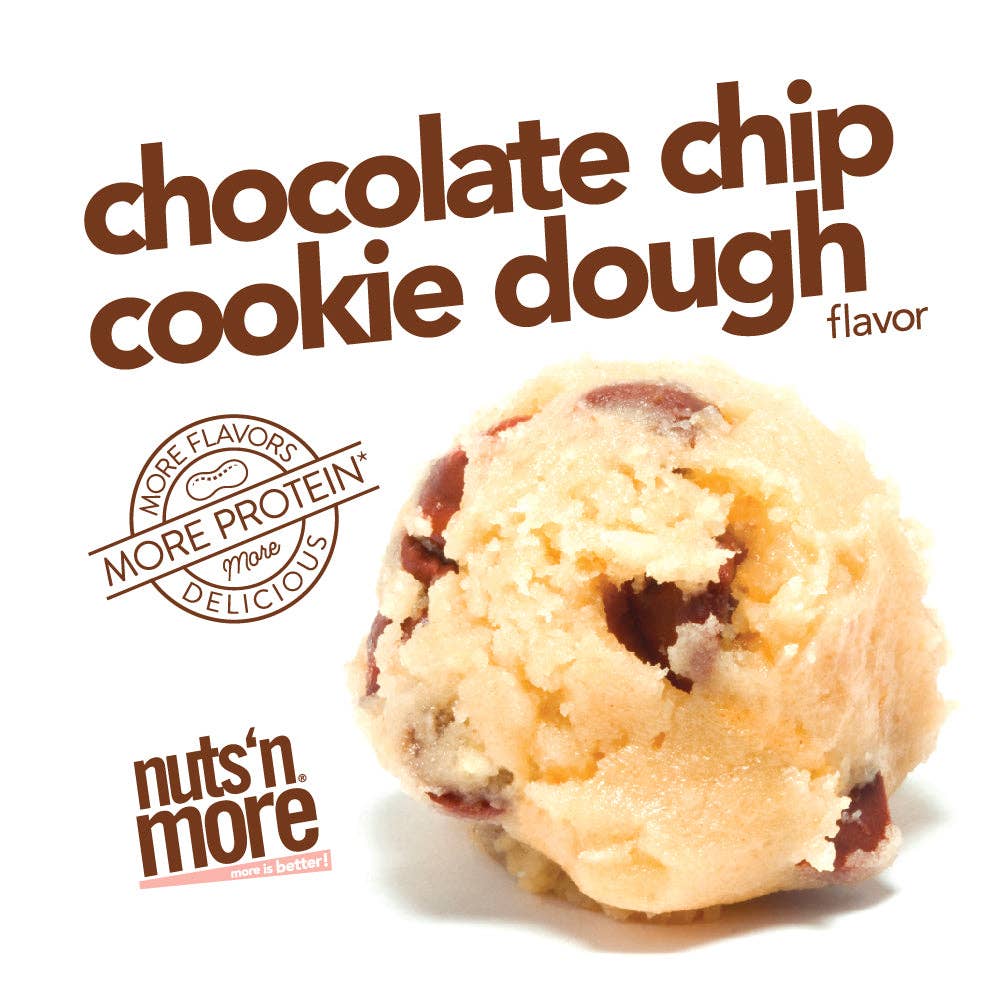 Nuts 'N More – wholesale Nötsmör – Proteinrik jordnötssmör med chokladchips och kakdegssmak4