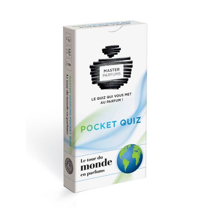 POCKET-QUIZ RUND UM DIE WELT IN PARFÜM  für den Großhandel von MASTER PARFUMS