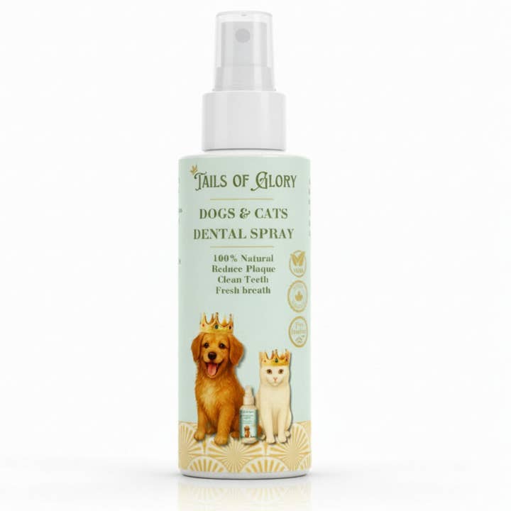 All Natural No-Brush Dental Spray for Dogs & Cats for wholesale by Tails of Glory